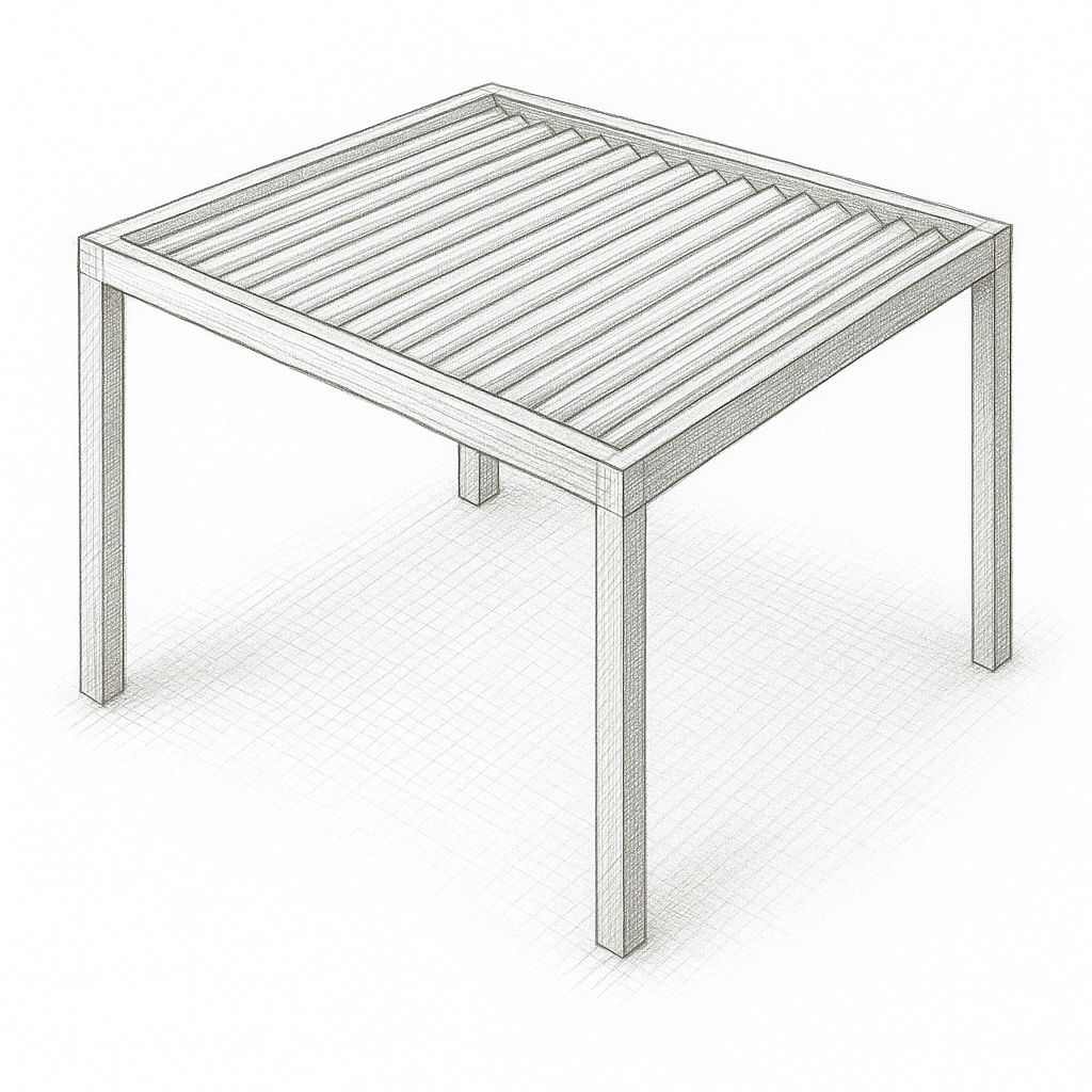 Pergola à lame - ARVERNE STORES