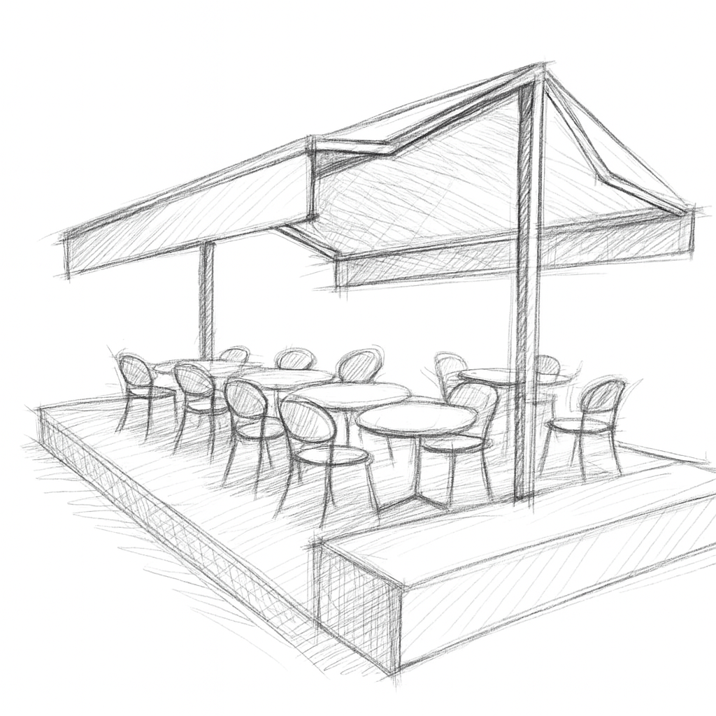 Store double pente - ARVERNE STORES