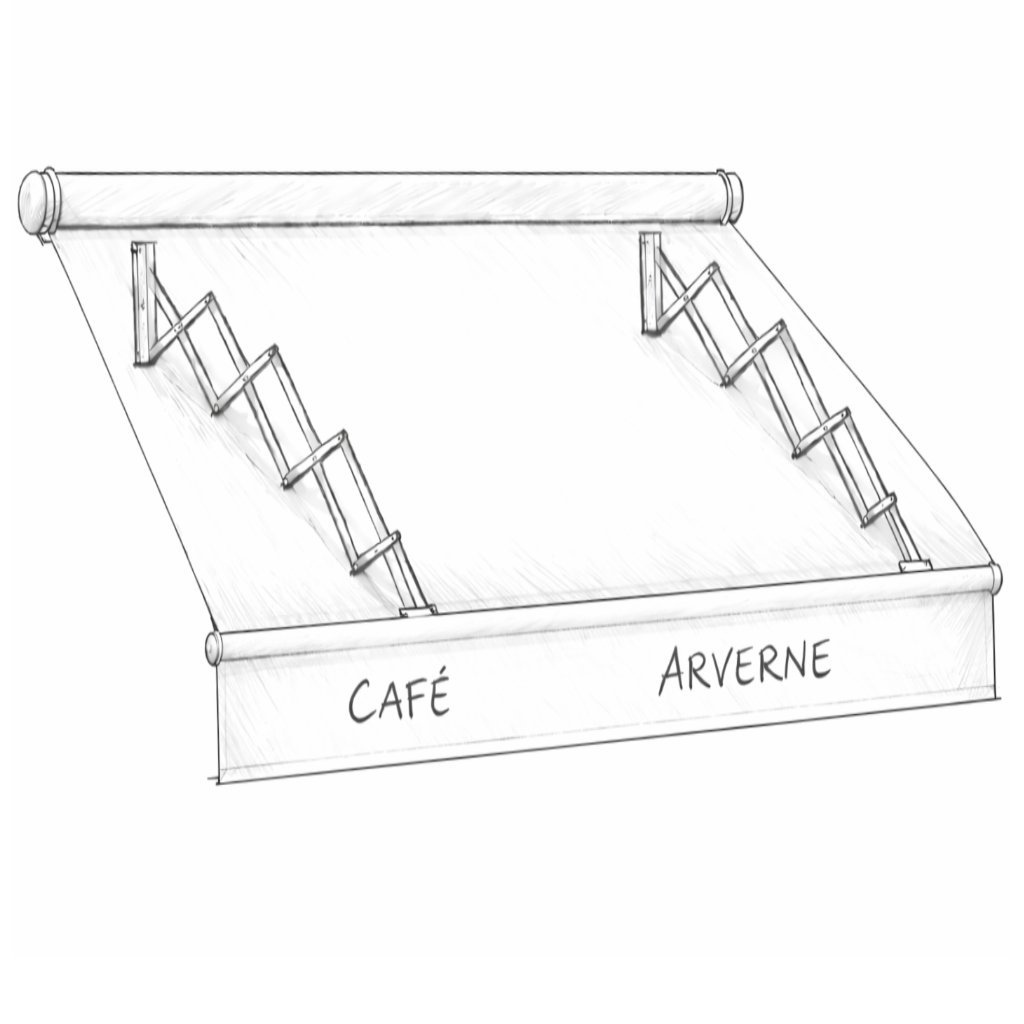 Store bras à croisillon - ARVERNE STORES